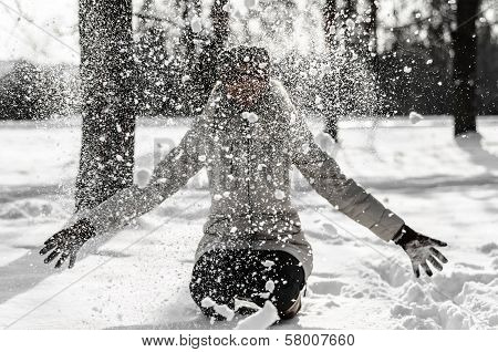 Girl In Snow