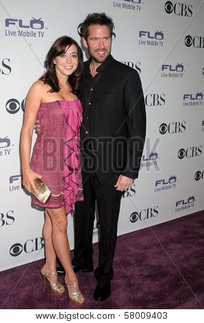 Alexis Denisof and Alyson Hannigan  at the CBS Comedies' Season Premiere Party. Area, West Hollywood, CA. 09-17-08
