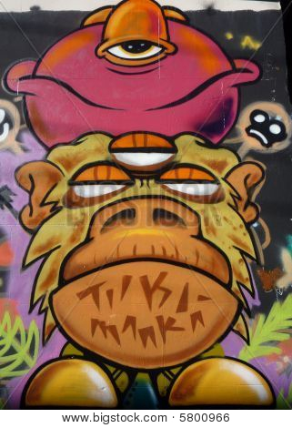 Rose Straße Wand