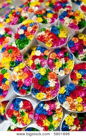 Små blommor buketter.