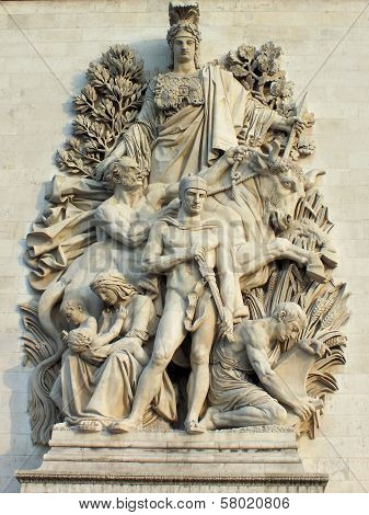 Arc De Triomphe De L'etoile Sculpture