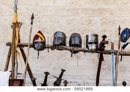 Helmets And Swords