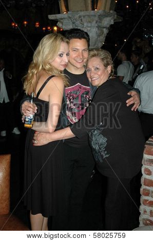 Jennifer Leeser with Alex Jordan and LuLu Castro  at the Birthday Party for Jennifer Leeser. Medusa Lounge, Los Angeles, CA. 09-25-08