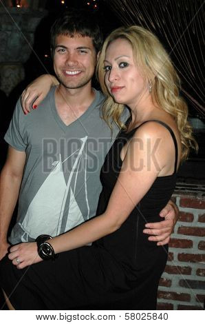 Drew Seeley and Jennifer Leeser  at the Birthday Party for Jennifer Leeser. Medusa Lounge, Los Angeles, CA. 09-25-08