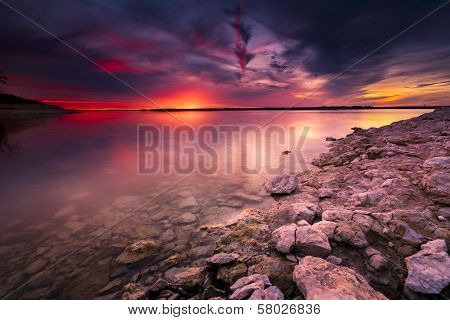 Benbrook Lake Sunset