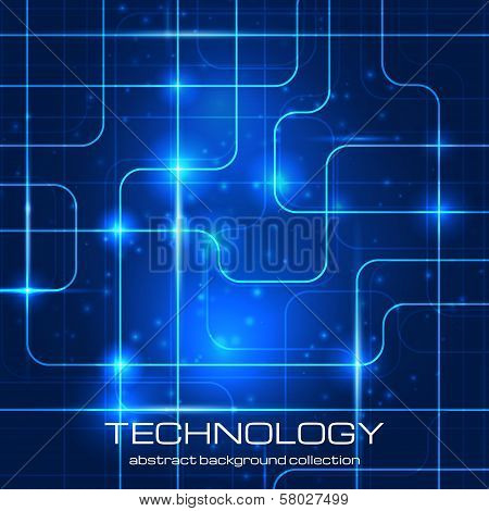 Bright technology background