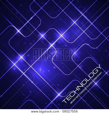 Bright technology background