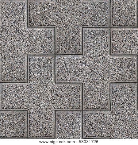 Paving Slabs. Seamless Tileable Texture.