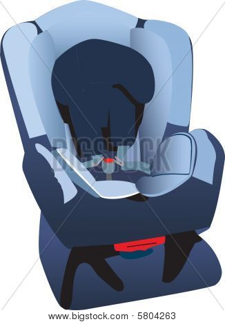 Car seat illustration