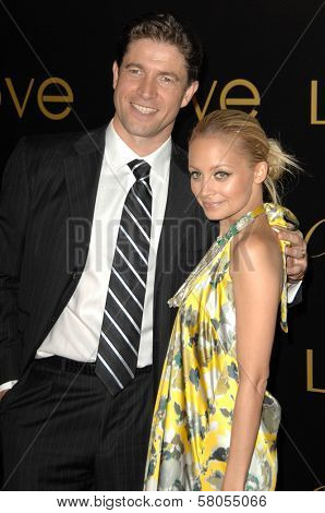 Frederic de Narp and Nicole Richie  at Cartier's 3rd Annual Loveday Celebration. Private Residence, Bel Air, CA. 06-18-08