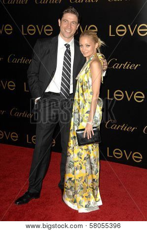 Frederic de Narp and Nicole Richie  at Cartier's 3rd Annual Loveday Celebration. Private Residence, Bel Air, CA. 06-18-08