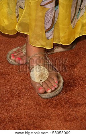 Shandi Finnessey's shoes  at the World Premiere of 