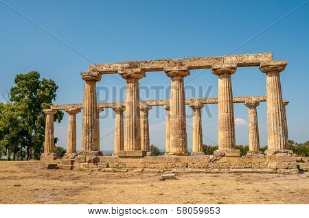 The Temple Of Hera At Tavole Palatine