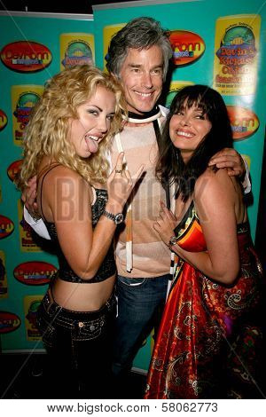 Lindsay Crolius with Ronn Moss and Devin DeVasquez  at Devin DeVasquez's Birthday Party. Beso, Hollywood, CA. 06-25-08