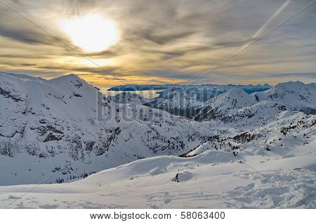 Mountains Of Nassfeld In Austria