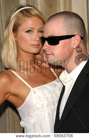 Paris Hilton and Benji Madden  at the Gallery Opening of 