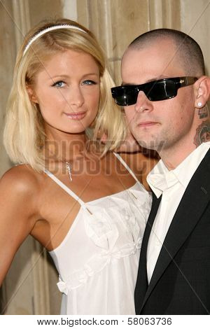 Paris Hilton and Benji Madden  at the Gallery Opening of 