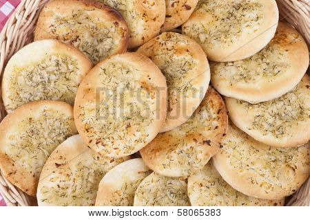 Round Garlicbread