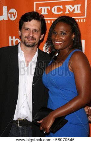 Ben Mankiewicz and wife Contessa  at the Turner Network's Summer 2008 TCA press Tour. Beverly Hilton Hotel, Beverly Hills, CA. 07-11-08