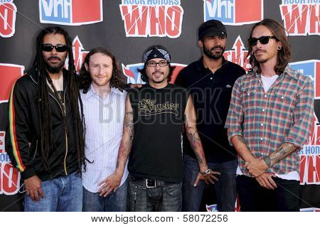 Incubus  at the 2008 VH1 Rock Honors The Who. Pauley Pavilion, UCLA, Westwood, CA. 07-12-08