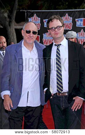 Pete Townshend and Rainn Wilson  at the 2008 VH1 Rock Honors The Who. Pauley Pavilion, UCLA, Westwood, CA. 07-12-08