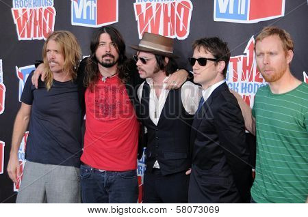 Foo Fighters  at the 2008 VH1 Rock Honors The Who. Pauley Pavilion, UCLA, Westwood, CA. 07-12-08