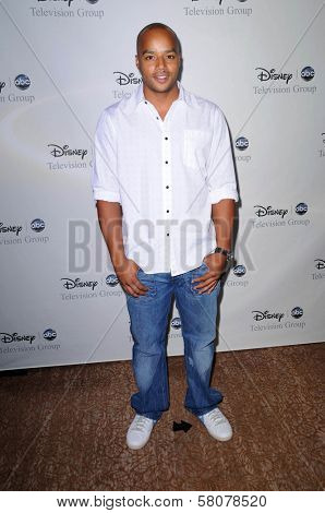 Donald Faison  at Disney and ABC's 