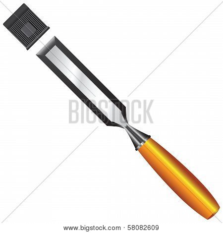 Chisel With Protective Cap