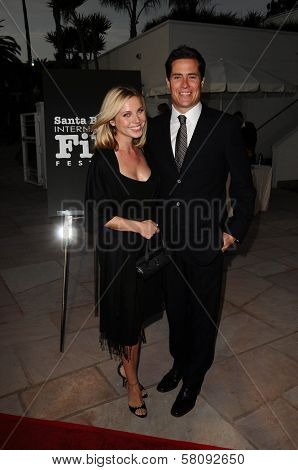 Ivana Bozilovic and Andrew Firestone   at SBIFF's 3rd Annual 'Kirk Douglas award honoring Excellence in film'. Biltmore Four Seasons Hotel, Santa Barbara, CA.10-02-08