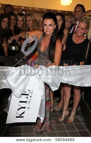 Kyle Richards at the Pre-Opening Party for Kyle Richards' new boutique 