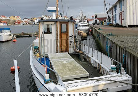 Boat In The Fishing Port