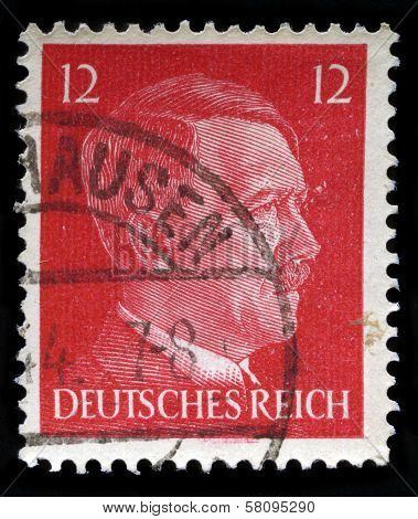 German Reich Postage Stamp From 1942