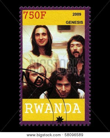 Genesis Postage Stamp From Rwanda