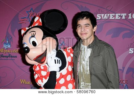 David Archuleta  at the Sweet 16 Celebration for Miley Cyrus. Disenyland, Anaheim, CA. 10-05-08