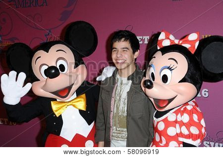David Archuleta  at the Sweet 16 Celebration for Miley Cyrus. Disenyland, Anaheim, CA. 10-05-08