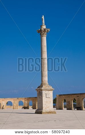 Sanctuary of Santa Maria di Leuca. Puglia. Italy.