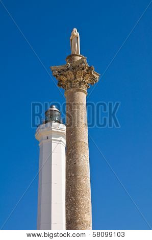 Lighthouse of Santa Maria di Leuca. Puglia. Italy.