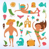 Vector travel icons