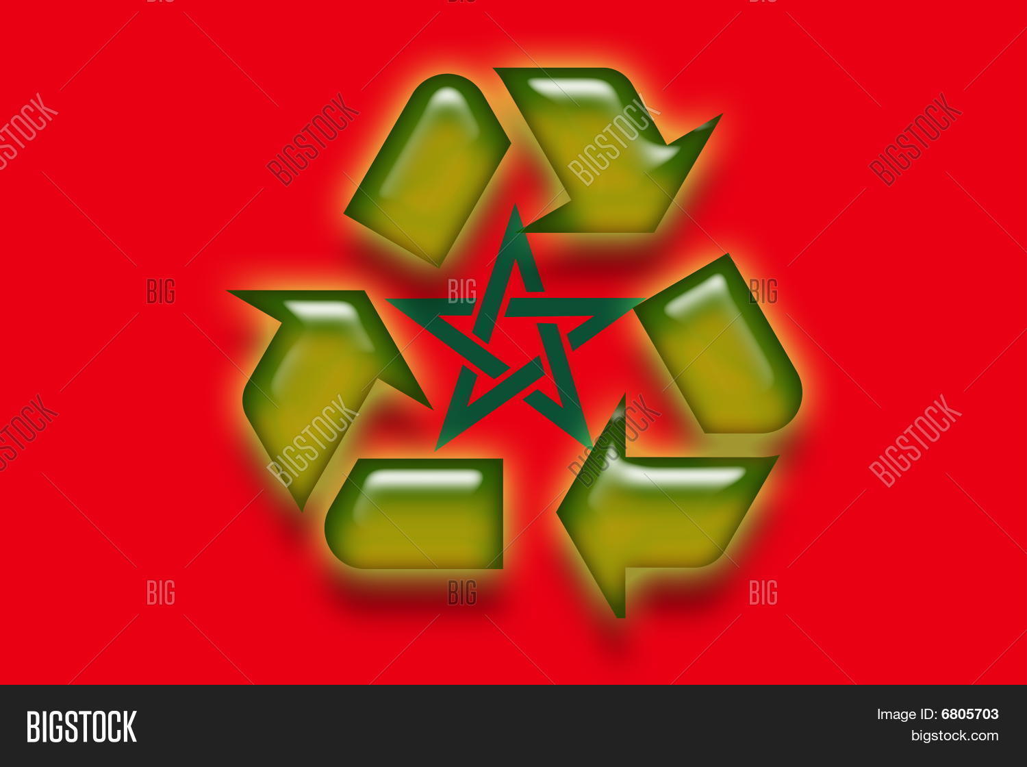 Flag Morrocco Image Photo Free Trial Bigstock
