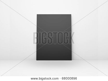 Blank Black Poster