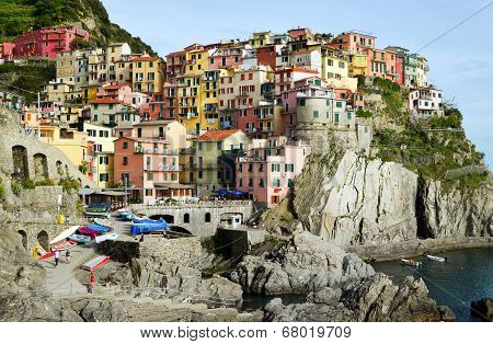 Manarola, a beautiful village in Cinque Terre, Italy