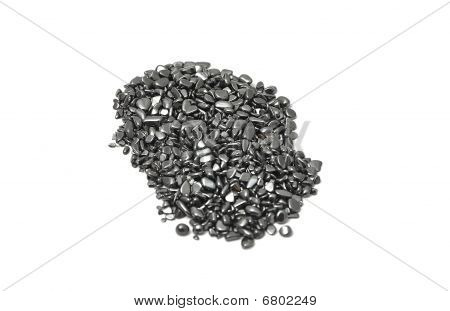 Immagine dettagliata e colorata del minerale di ematite