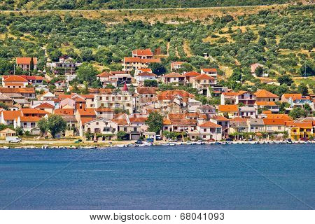 Coastal Village Of Posedarje In Dalmatia