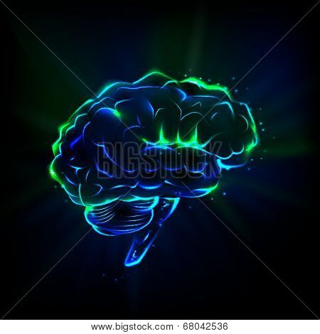 Shining brain