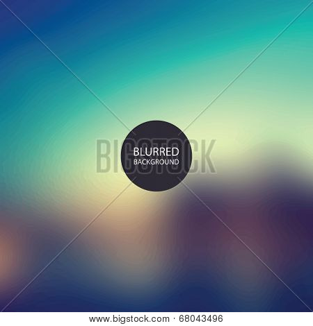 Abstract Background - Blurred Image - Sunset
