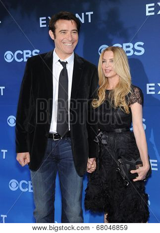 LOS ANGELES - JUN 06:  Goran Visnjic & Ivana Vrdoljak arrives to the 'Extant' Premiere Party  on June 06, 2014 in Los Angeles, CA                