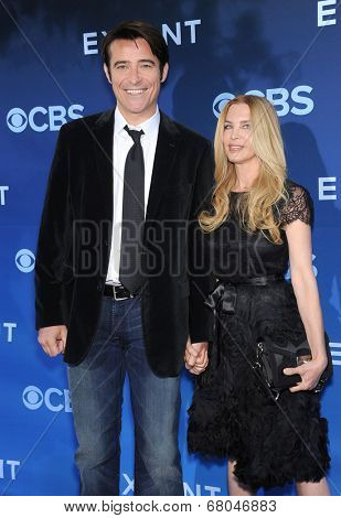 LOS ANGELES - JUN 06:  Goran Visnjic & Ivana Vrdoljak arrives to the 'Extant' Premiere Party  on June 06, 2014 in Los Angeles, CA                
