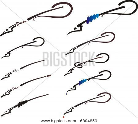 Stiliseret pen