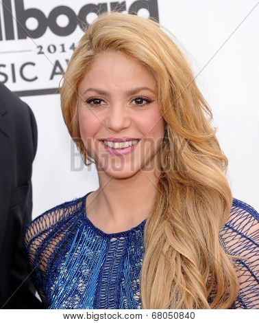 LAS VEGAS - MAY 18:  Shakira arrives to the Billboard Music Awards 2014  on May 18, 2014 in Las Vegas, NY                