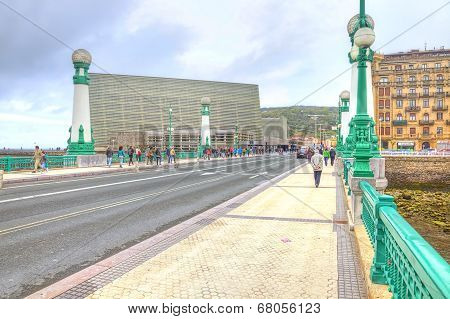 San Sebastian. Bridge Across The River Urumea